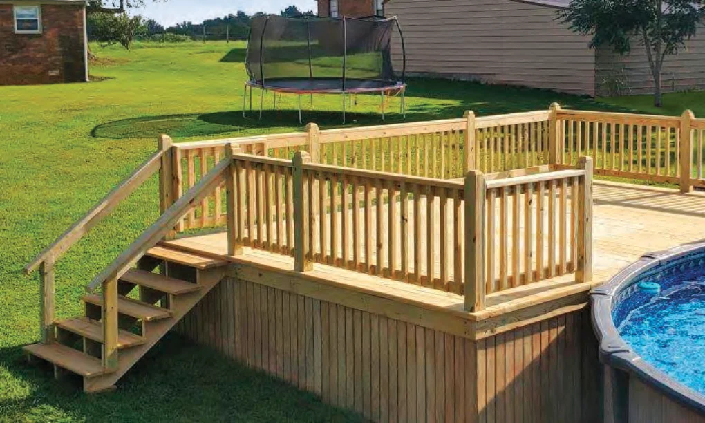 Pool Deck 14x20 with Underpinning