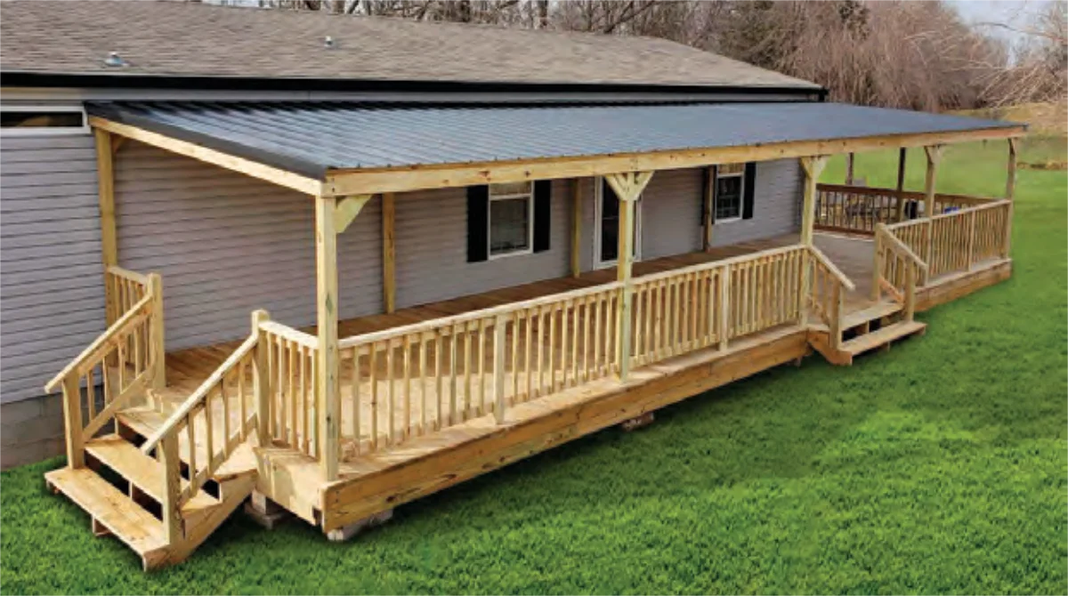 Portable Wood Deck 3