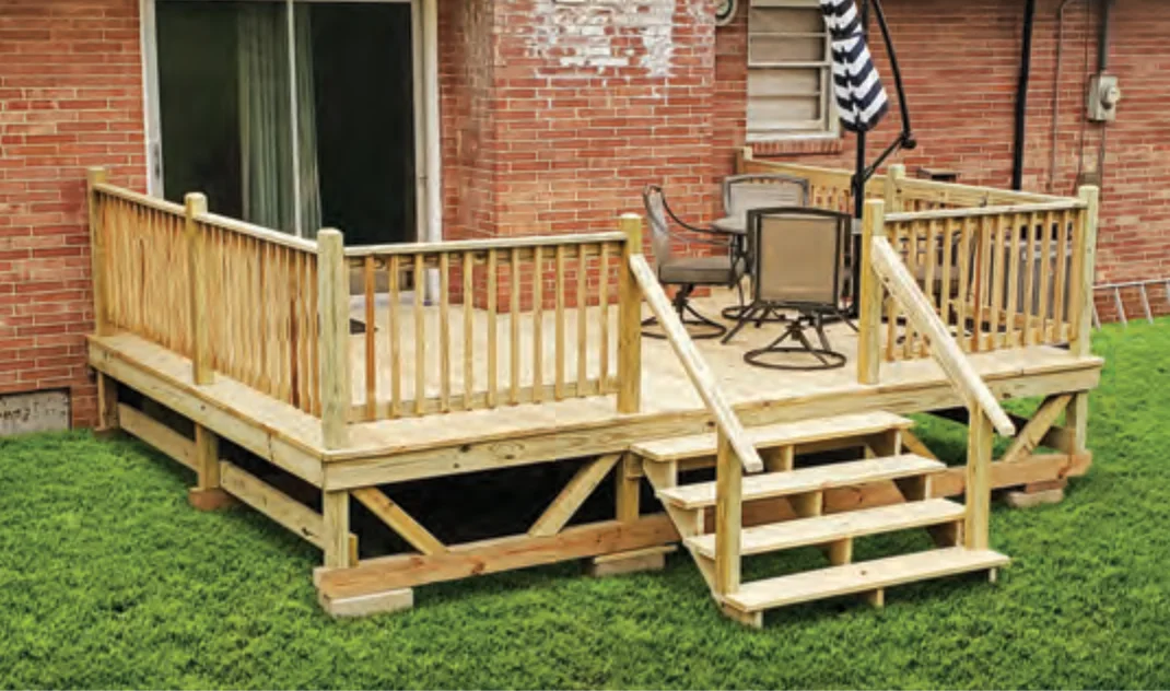 Portable Wood Deck 5
