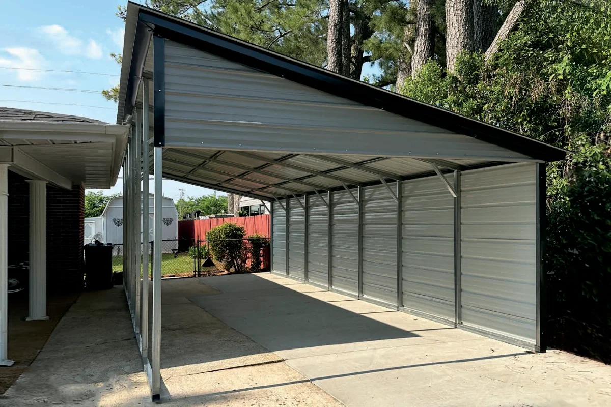 Single Slope Carport